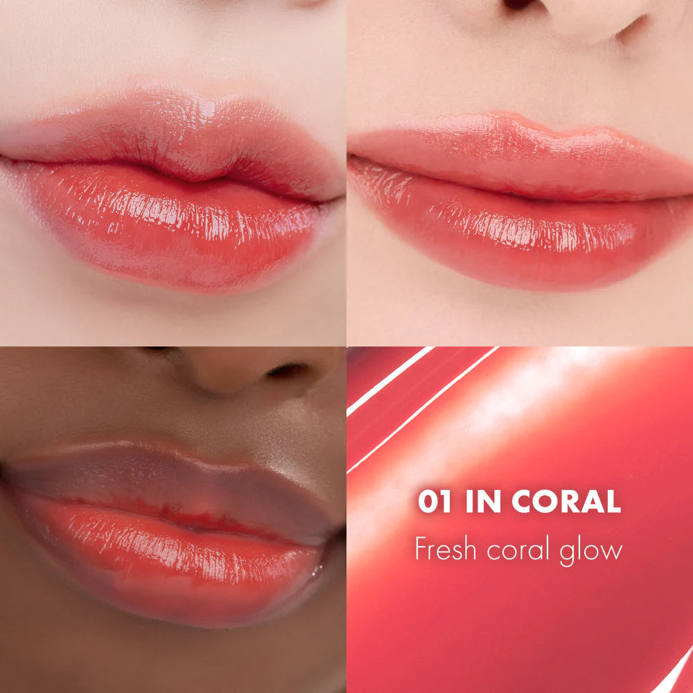 Dewy·ful Water Tint 01 coral | ROM&ND