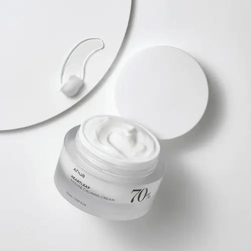 Anua Heartleaf 70% Intense Calming Cream.