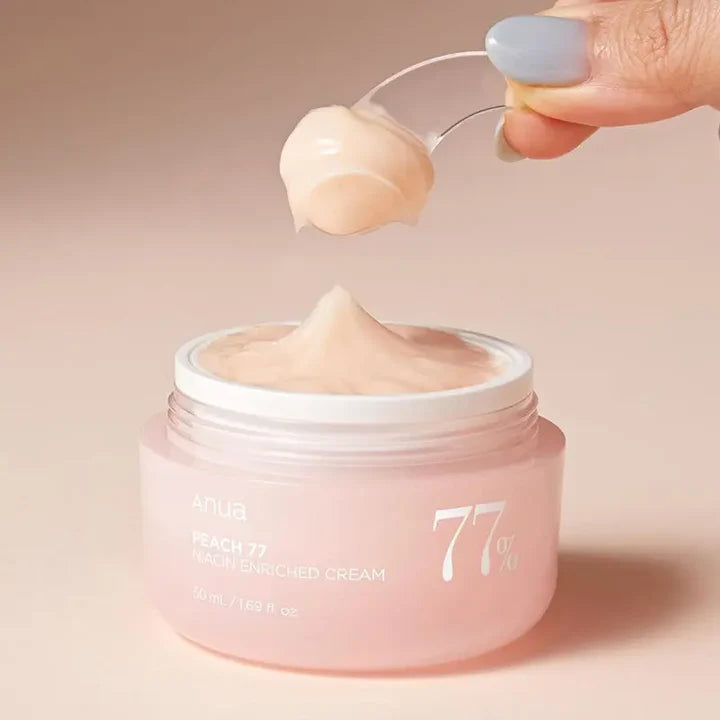 Anua Peach 77% Niacin Enriched Cream.