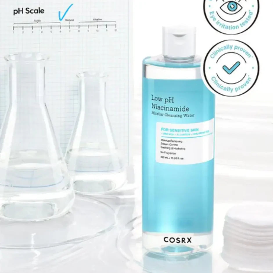 COSRX – Low pH Niacinamide Micellar Cleansing Water