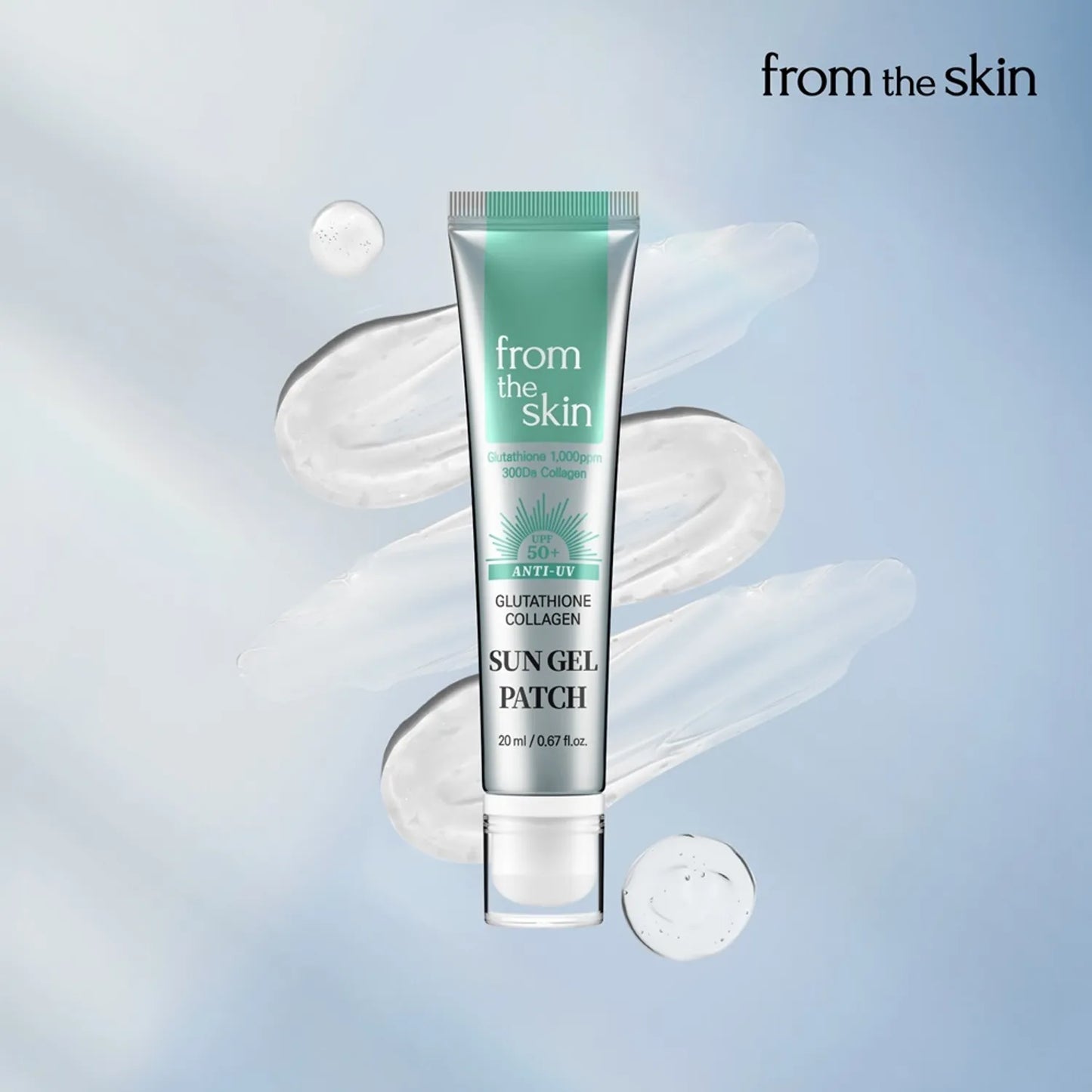 FROM THE SKIN Glutathione Collagen Sun Gel Patch