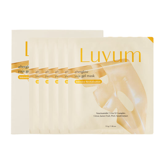 LUVUM - Afterglow Yuja Gel Mask (5pc)