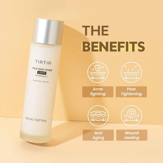 TIRTIR - MILK SKIN TONER LIGHT (150ml)