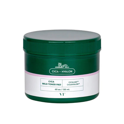 VT COSMETICS - VT CICA MILD TONER PAD (60ea)