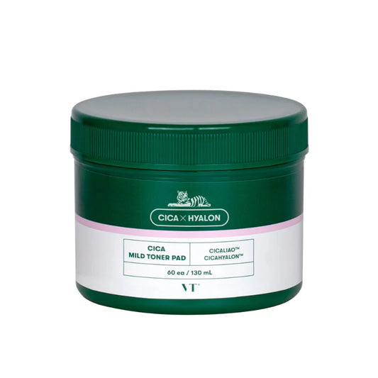 VT COSMETICS - VT CICA MILD TONER PAD (60ea)