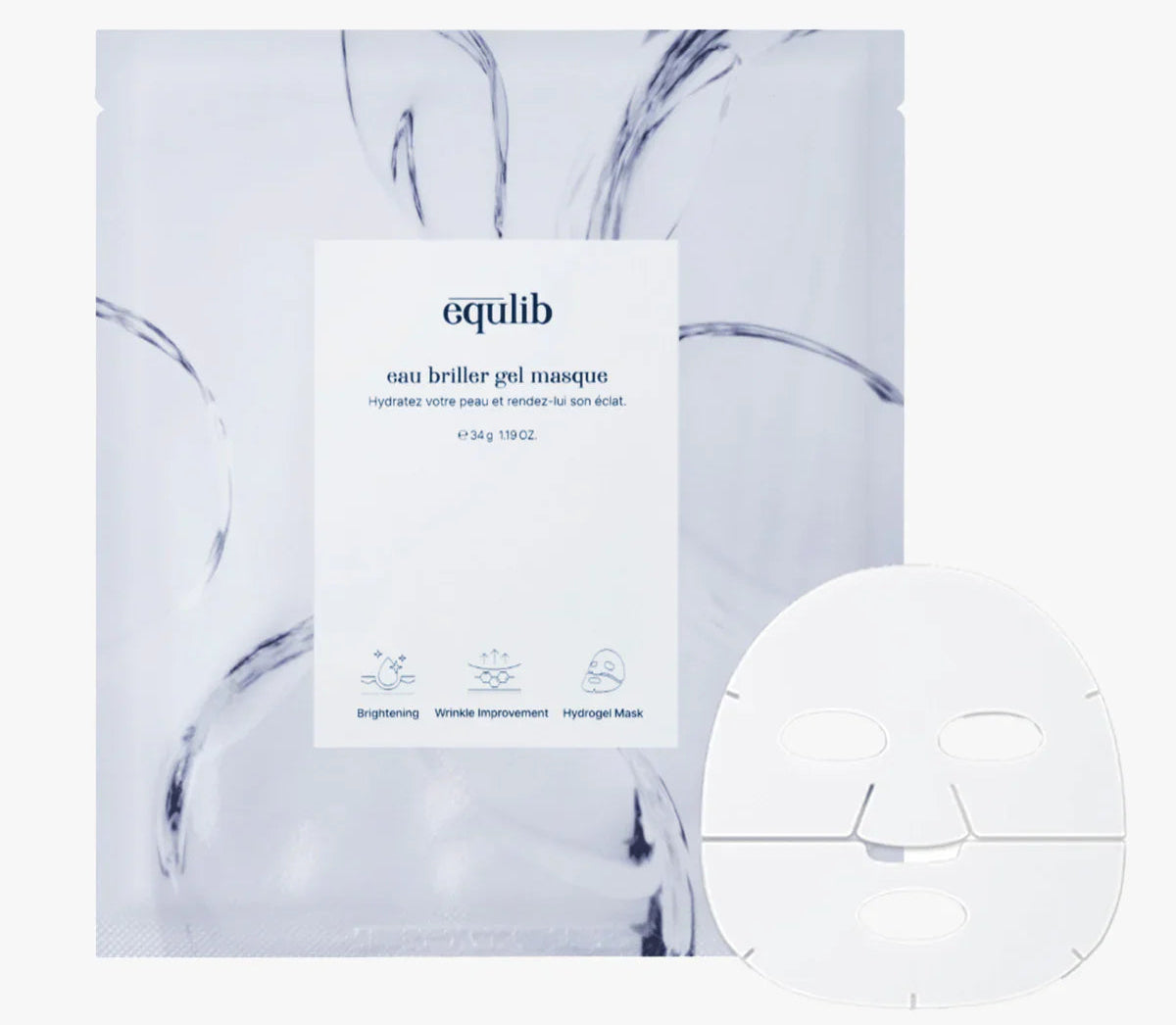 EQULIB eau briller gel mask.